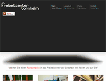 Tablet Screenshot of freizeitcenter-bornheim.de